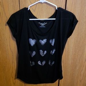 American Eagle oversized graphic tee
